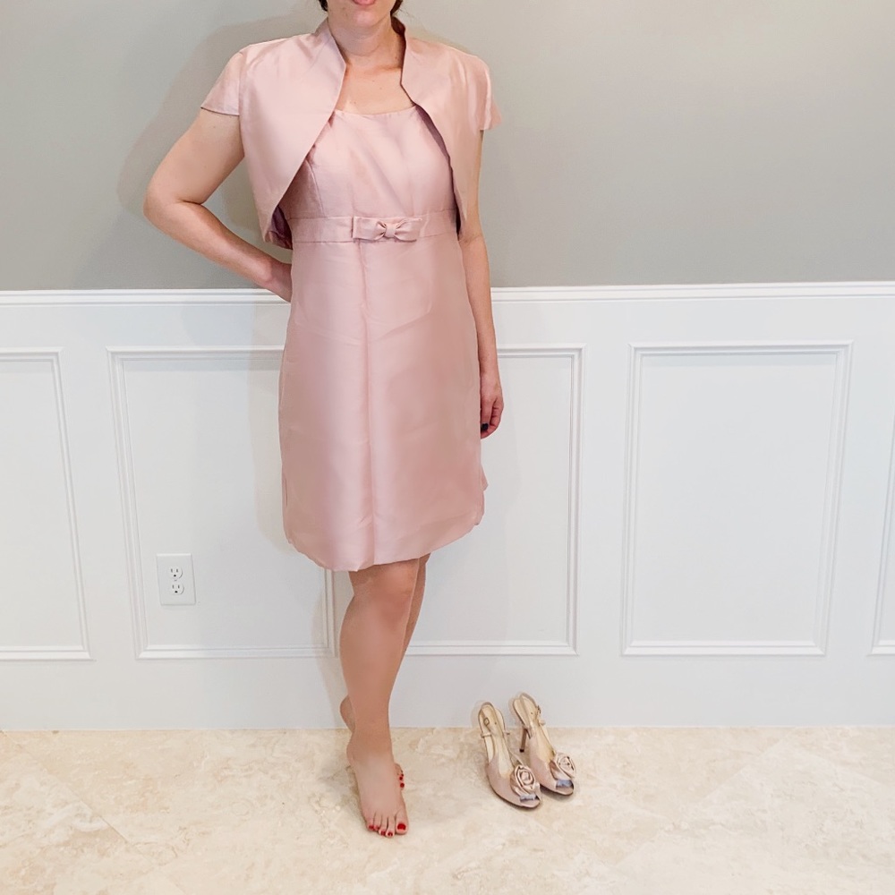 Pink Dress and Jacket Set, cocktail dress, mother of